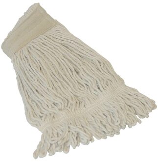 Dweilmop - katoenen mop met band - voor mopklem - nat en droog gebruik