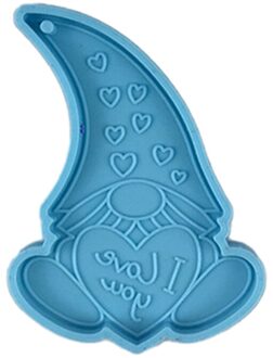 Dwerg Pop Vormige Hangers Epoxyhars Mal Diy Ambachten Sieraden Casting Tool Sleutelhanger Silicone Mould Zeep Maken 1