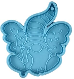 Dwerg Pop Vormige Hangers Epoxyhars Mal Diy Ambachten Sieraden Casting Tool Sleutelhanger Silicone Mould Zeep Maken 2