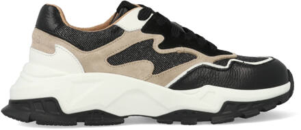 DWRS Chester Denim B10649-13-2822 Zwart / Beige-37 maat 37