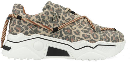 DWRS Jupiter Denim Leopard J5554C-83-8318 Bruin-41 maat 41