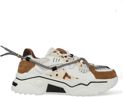 DWRS Jupiter Hair On Cow J5554C-100-1189 Wit / Bruin-38 maat 38