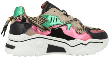 DWRS Jupiter J5554C-25-1273 Beige / Groen / Roze maat