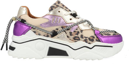 DWRS Jupiter Leopard J5554C-79-8361 Beige / Paars-40 maat 40