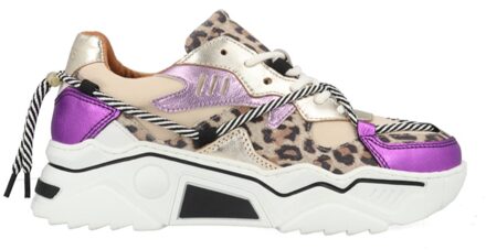 DWRS Jupiter Leopard J5554C-79-8361 Beige / Paars maat
