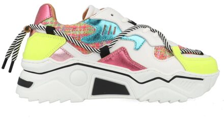 DWRS Jupiter Tweed J5554C-41-5377 Roze / Geel maat