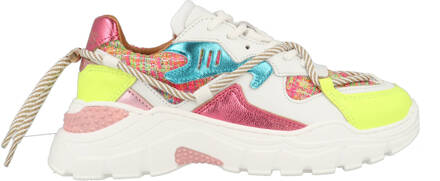 DWRS Kids Jupiter Tweed J5554KC-02-5377 Roze / Geel-32 maat 32 Multicolor