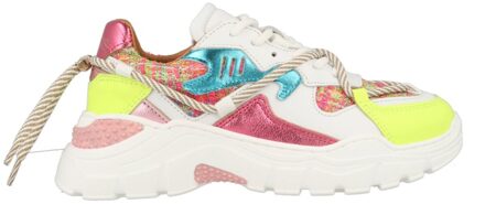 DWRS Kids Jupiter Tweed J5554KC-02-5377 Roze / Geel maat Multicolor