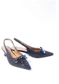 DWRS Label Evia glitter slingback Zwart - 40