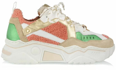 DWRS Label J5217-25 pluto terry orange/green 3323 Oranje - 39