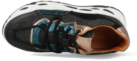 DWRS Label Neptunus denim j6748-01-1172 / roze - maat 39 Zwart