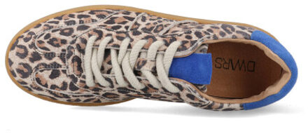 DWRS Label Poona leopard b11456-01-8320 / blauw Beige - 41