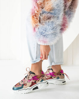 DWRS Label Sneakers jupiter j5554c-58 Roze - 38