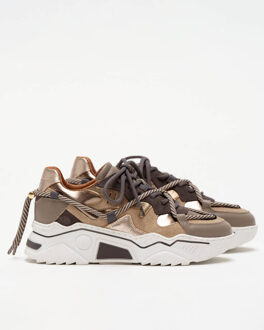 DWRS Label Sneakers jupiter j5554c-95 Bruin - 38