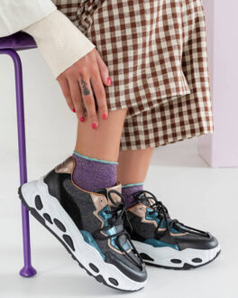 DWRS Label Sneakers neptunus j6748-01 Zwart - 40