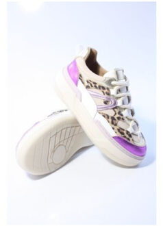 DWRS Label Walton leopard sneakers - maat 38 Paars