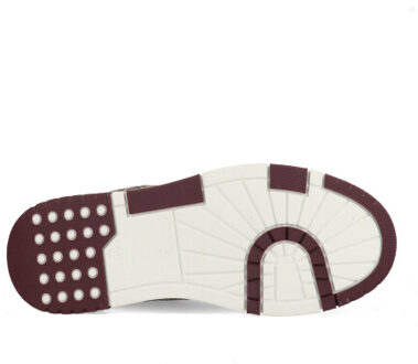 DWRS Label Whitby leopard j6972-02-4568 bordeaux / grijs Rood - 42