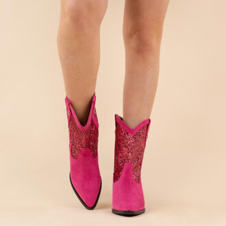 DWRS Label X ramijntje 2969 carrie glitters dames maat: leer Roze - 39