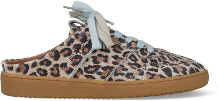 DWRS Nome Leopard Instappers / Sneakers B11850-01-8368 Beige / Blauw-42 maat 42
