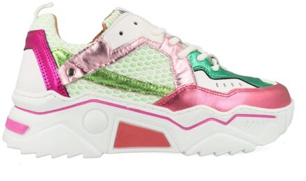 DWRS Pluto J5217-59-1271 Wit / Groen / Roze maat