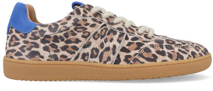 DWRS Poona Leopard B11456-01-8320 Beige / Blauw-42 maat 42