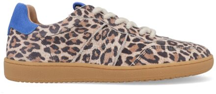 DWRS Poona Leopard B11456-01-8320 Beige / Blauw maat
