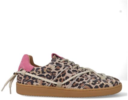 DWRS Poona Studs Leopard B11928-02-8628 Beige / Roze maat