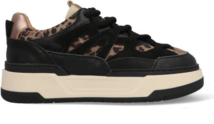 DWRS Walton Leopard B11387-06-2822 Zwart / Beige-42 maat 42