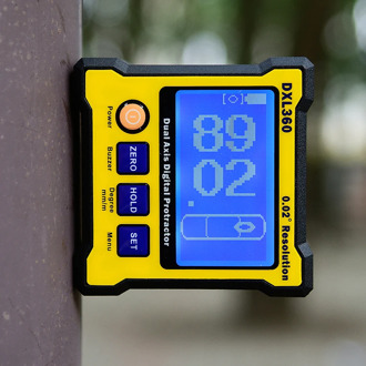 DXL360 Dual Axis Digital Angle Protractor with 5 Side Magnetic Base High-precision Dual-axis Digital Display Level Gauge