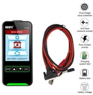DY222 12V/24V Auto Batterij Load Tester Multifunctionele Batterij Gezondheid Checker Automotive Battery System Tester