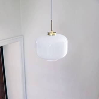 Dyberg larsen Arp hanglamp, ophanging messing wit, messing