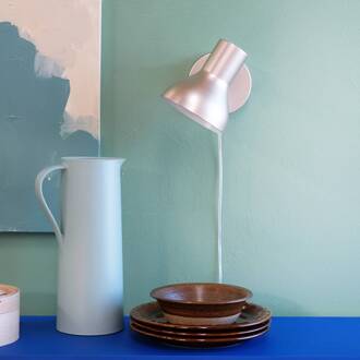 Dyberg larsen Bob wandlamp met metalen finish beige