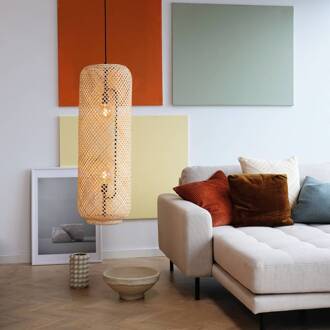 Dyberg larsen Boom hanglamp hoogte 95 cm naturel, zwart