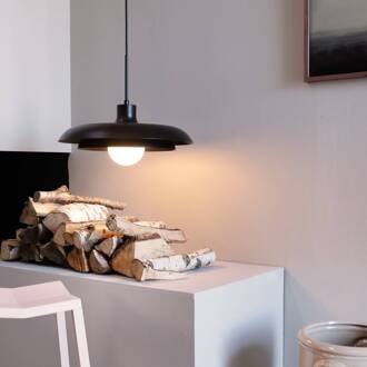 Dyberg larsen hanglamp Ava, zwart, metaal, Ø 44 cm