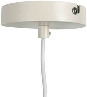 Dyberg larsen hanglamp BLUMEN, parelwit, Ø 60 cm, metaal