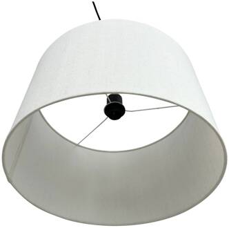 Dyberg larsen hanglamp Calix, hoogte 50 cm, naturel wit natuurlijk wit, zwart