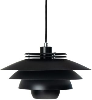 Dyberg larsen Hanglamp Ejka 38 X 20 Cm E27 Staal 60w Matzwart