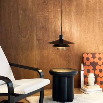 Dyberg larsen hanglamp Kay, Ø 40 cm, zwart, metaal