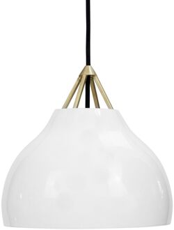 Dyberg larsen Hanglamp Pyra Opal 29 X 30 Cm Staal 60w Wit