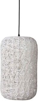 Dyberg larsen Hanglamp Spin Medium 30 X 45 Cm Papier 60w Wit