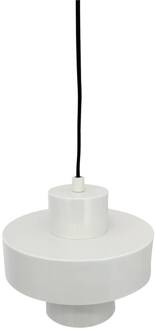 Dyberg larsen hanglamp Stoke, putty wit, Ø 20 cm, metaal stopverf wit