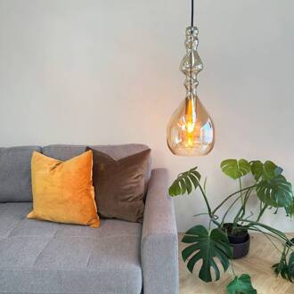 Dyberg larsen Lea hanglamp van glas, amber