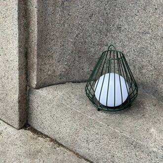 Dyberg larsen LED tafellamp Evesham, hoogte 38 cm zwart, wit