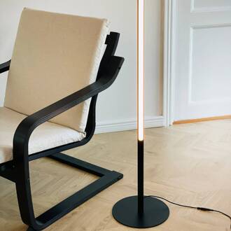 Dyberg larsen LED vloerlamp Vagner, zwart, hoogte 150 cm