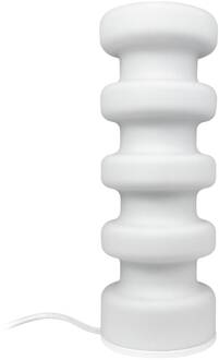Dyberg larsen Luna tafellamp, wit, hoogte 33 cm, glas