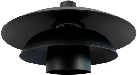 Dyberg larsen Morph buitenwandlamp, Ø 30 cm, zwart, metaal