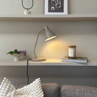 Dyberg larsen Sleep tafellamp, bruin, hoogte 43,3 cm, staal