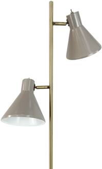Dyberg larsen Sleep vloerlamp, bruin, hoogte 165 cm, staal