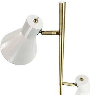 Dyberg larsen Sleep vloerlamp, putty wit, hoogte 165 cm, staal stopverf wit