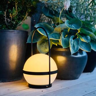 Dyberg larsen Summer solar-tafellamp USB-laadbaar zwart, wit